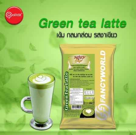 ชาเขียวลาเต้ปรุงสำเร็จชนิดผง NATUR CAFE 3 อิน 1 ขนาด 350 กรัม (ยกลัง 24 แพ็ค)_3
